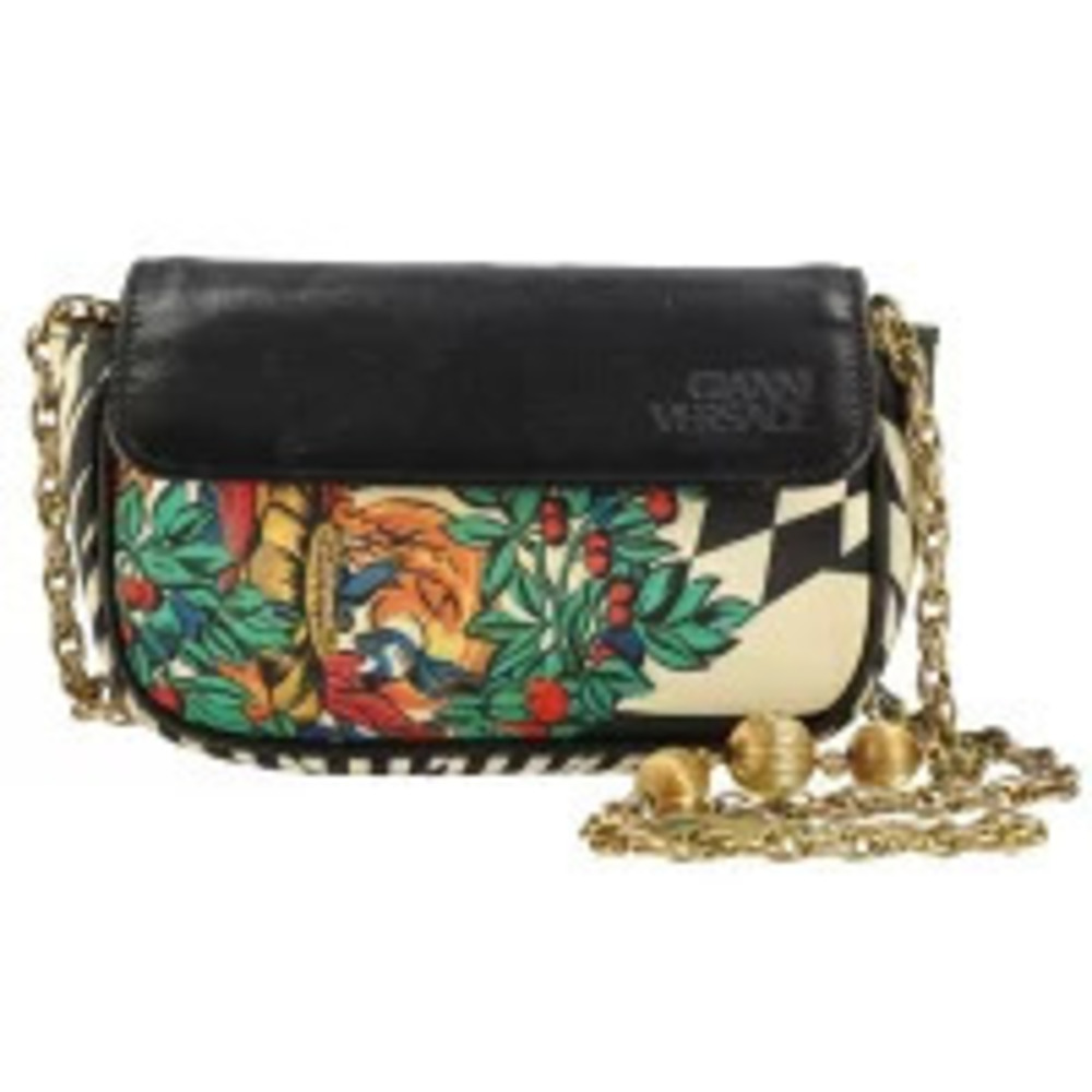 GIANNI VERSACE Gold Chain Shoulder Bag B